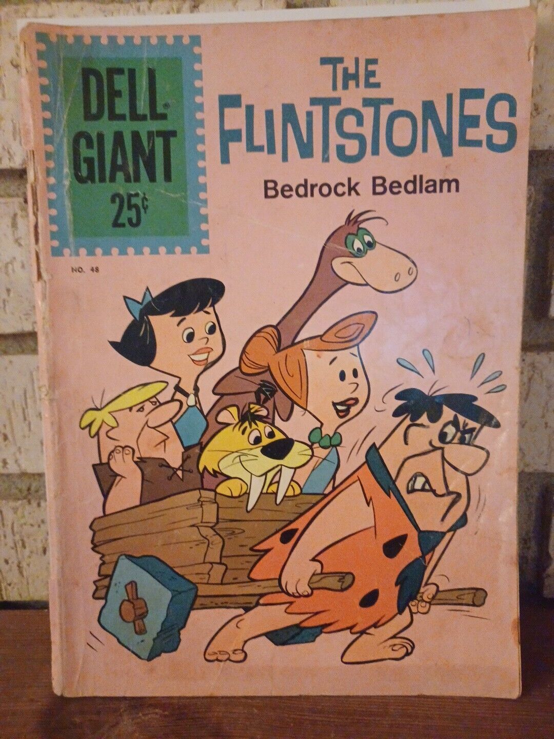 Dell Giant #48 (1961) *1st Comic app. The Flintstones* Bedrock Bedlam 