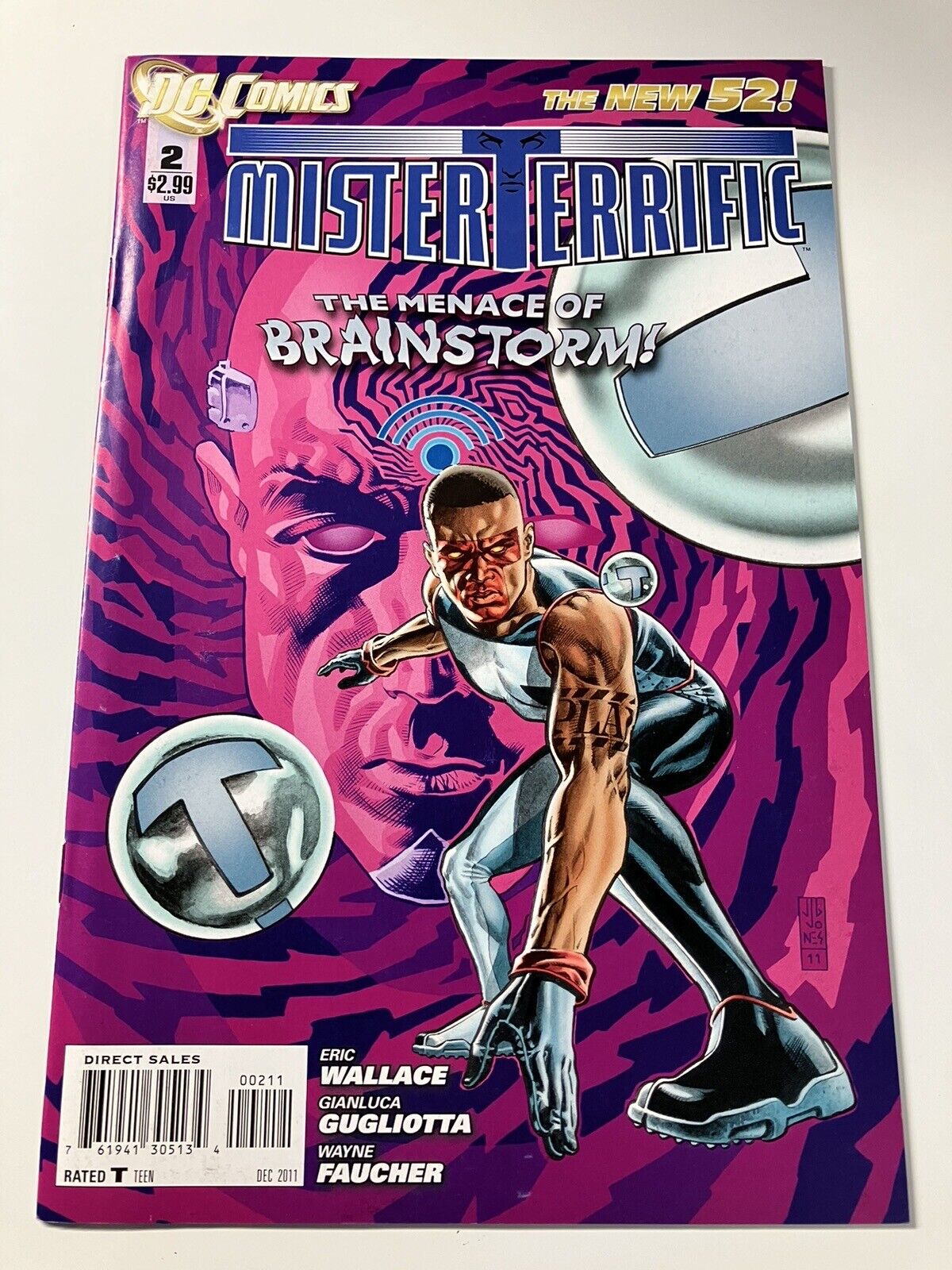 MISTER TERRIFIC #2 (2011) DC COMICS - NEW 52 -VF-NM