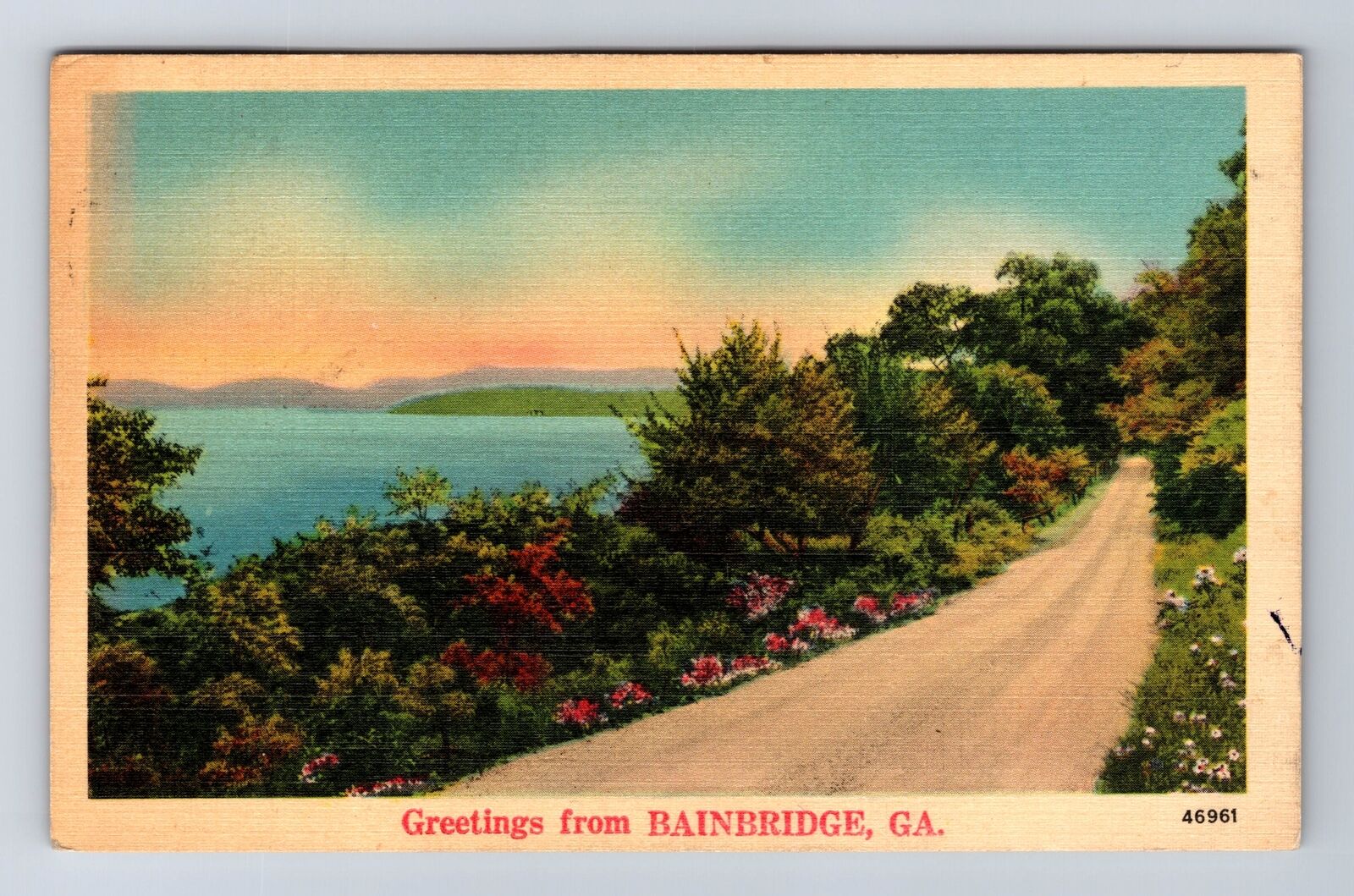 Bainbridge GA-Georgia, General Scenic Greetings, Antique Vintage Postcard