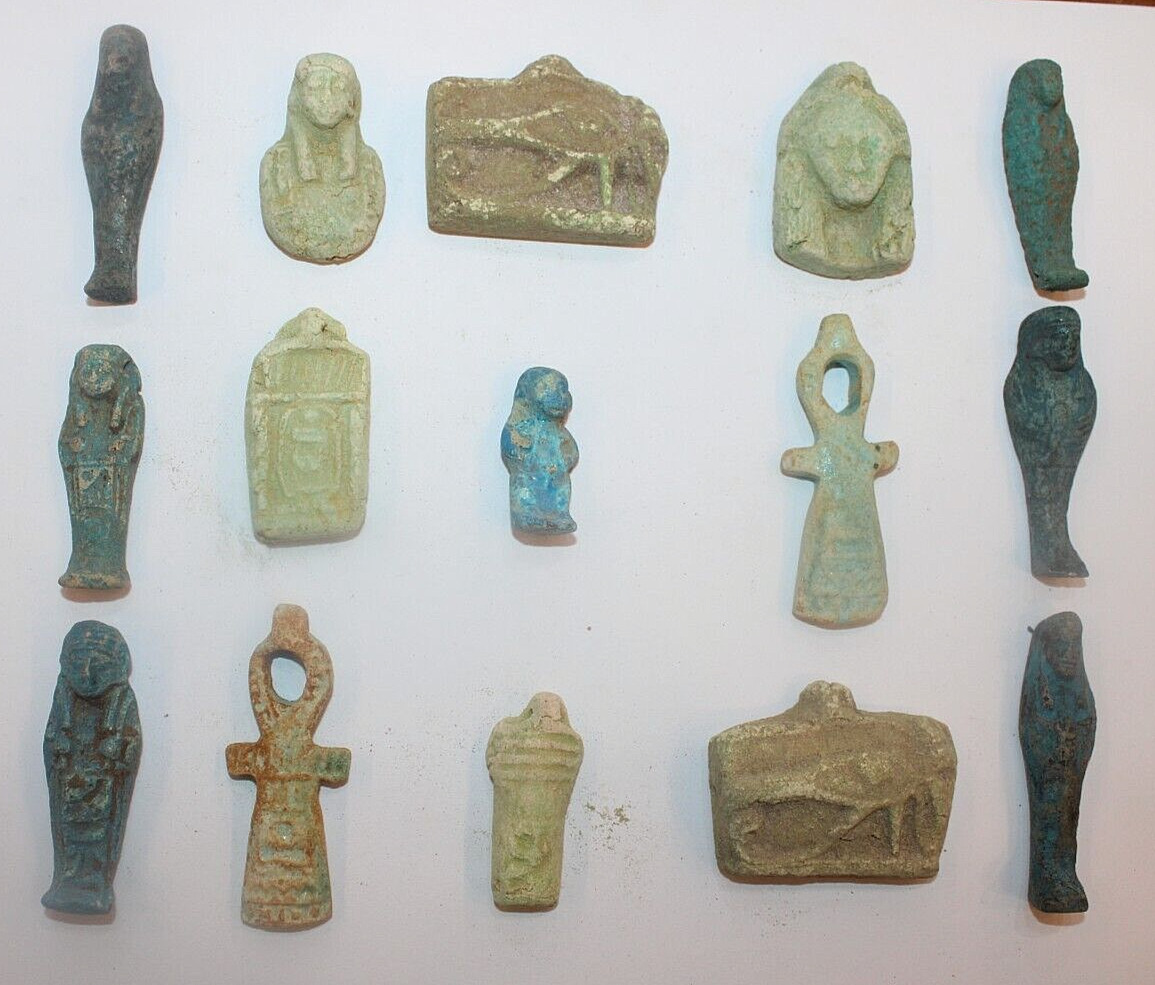 COLLECTION RARE ANCIENT EGYPTIAN PHARAONIC ANTIQUE Amulets Egypt History