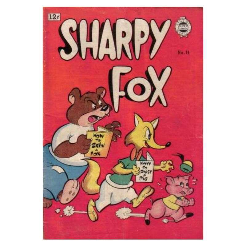 Sharpy Fox #14 in Fine condition. I.W. Enterprises comics [f^