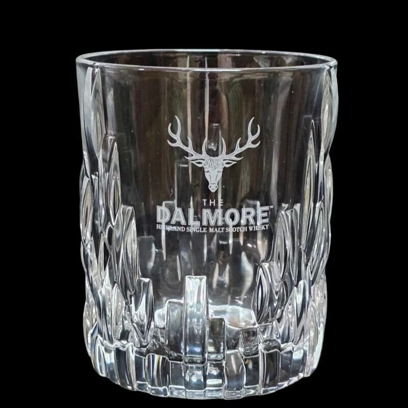 Dalmore crystal cup with box x2