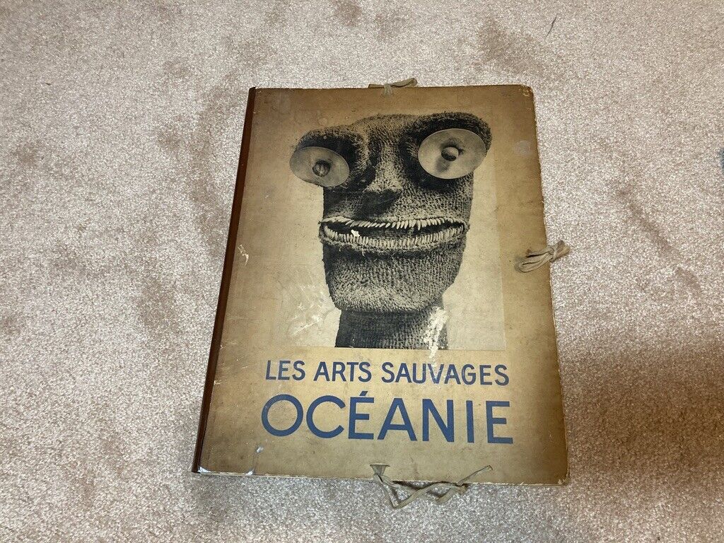 Rare, Les Arts Sauvages Oceanie, fist Edition, 1917, one Lg. Volume, Portier