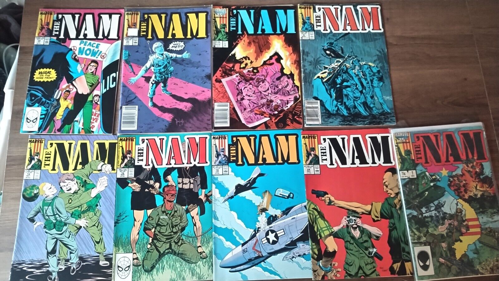 The Nam Comics Book lot
