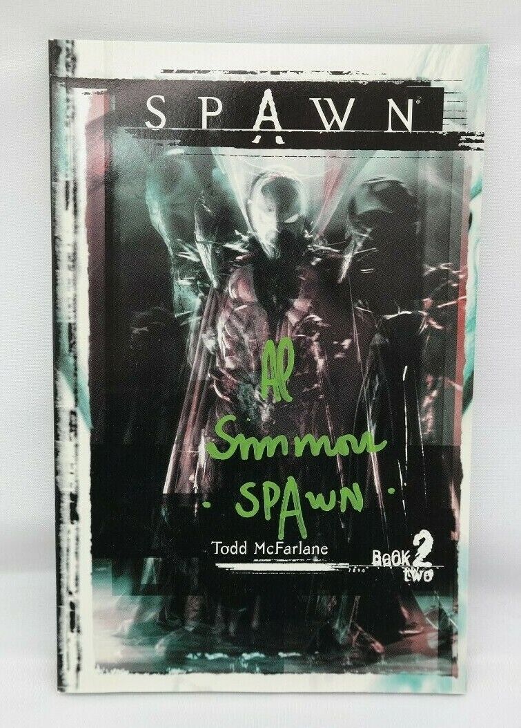 Spawn Book 2 Todd McFarlane AL SIMMONS SIGNATURE  TY