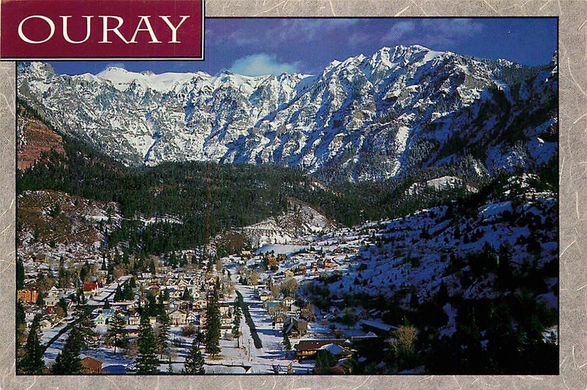 Postcard Scenic View of Picturesque Ouray Colorado, CO
