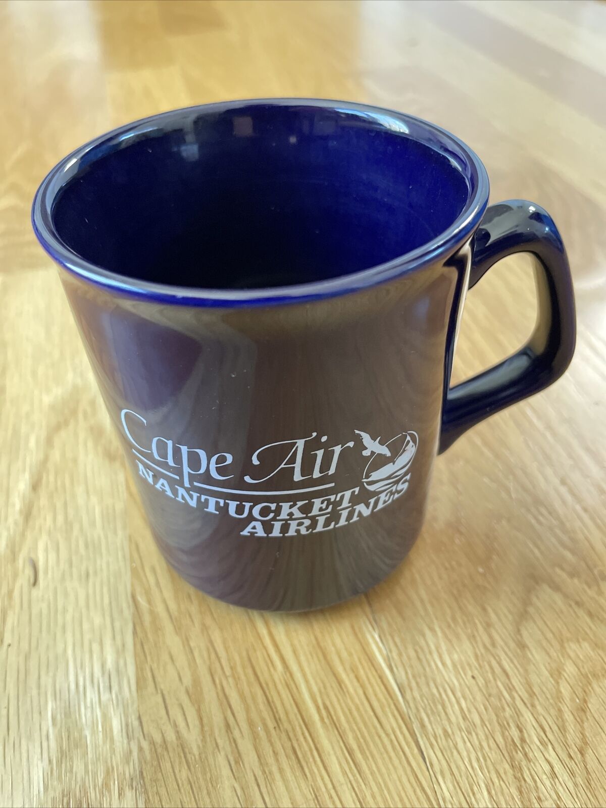 Vintage Cape Air Nantucket Coffee Mug Just Ask Mocha Hagotdi Nice