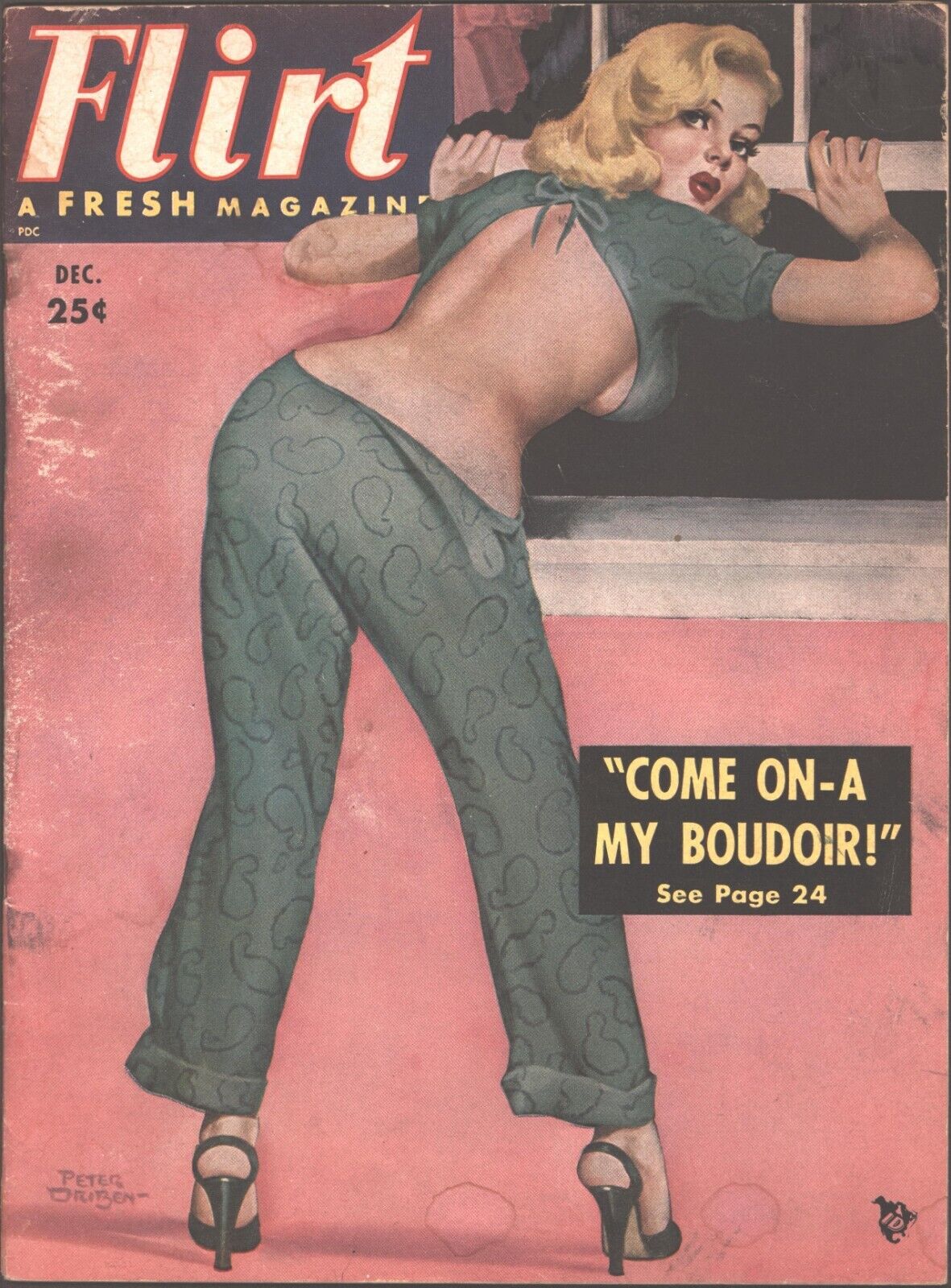 Flirt 1952 December.   Pulp