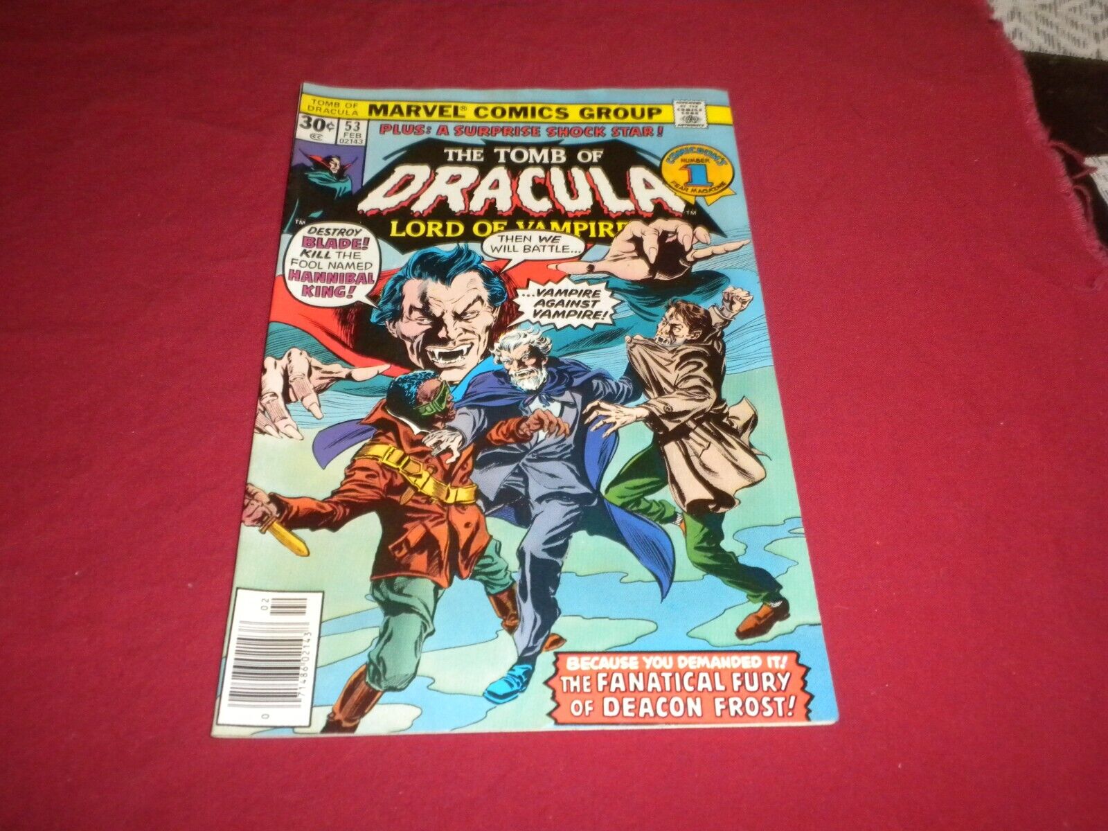 BX5 Tomb of Dracula #53 marvel 1977 comic 8.5 bronze age BLADE VISIT STORE