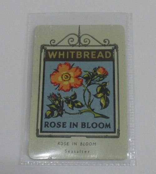 Rose In Bloom Sea salter No 29 Metal Whitbread Inn Sign From The Third Series
