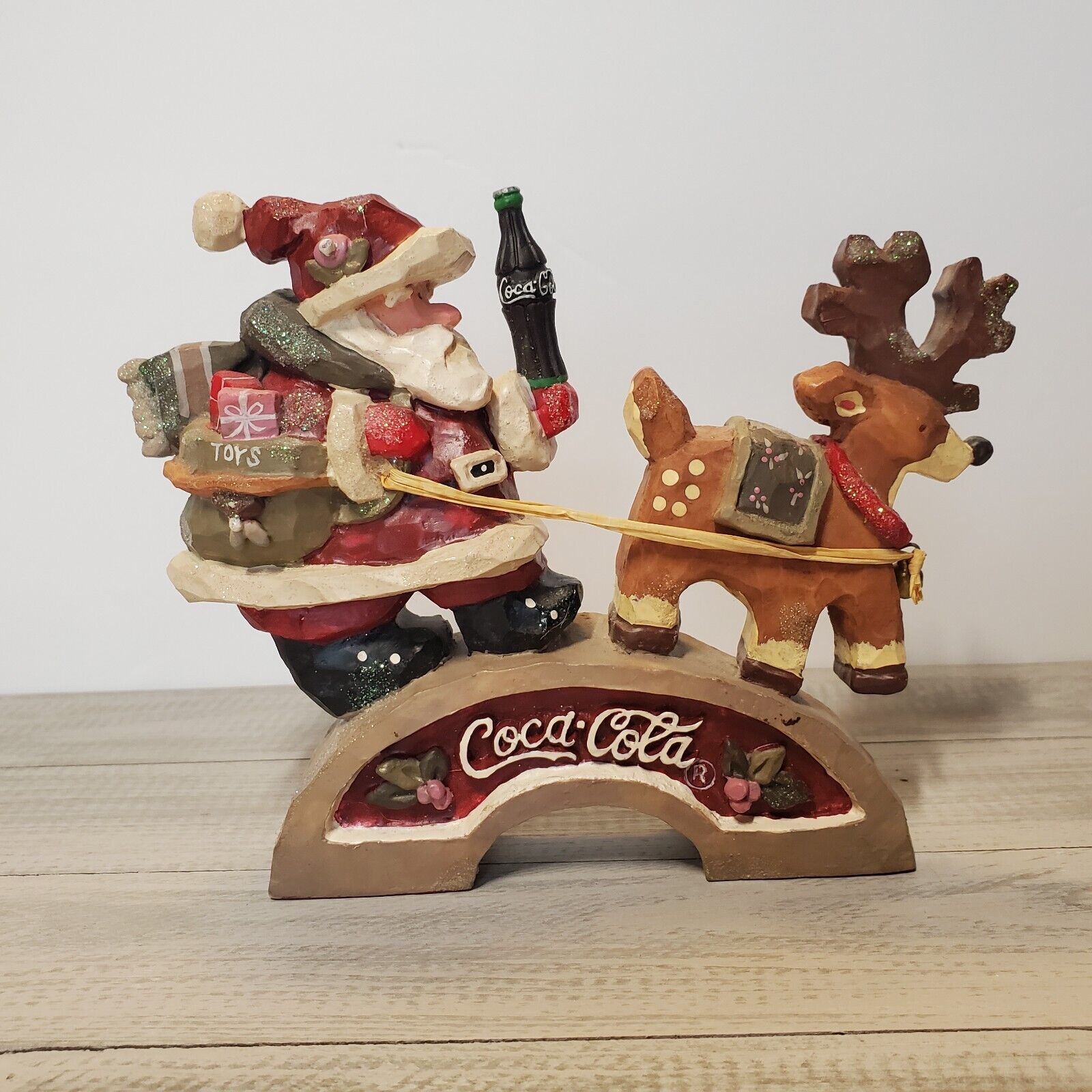 Coca Cola  Santa Claus With Rudolph