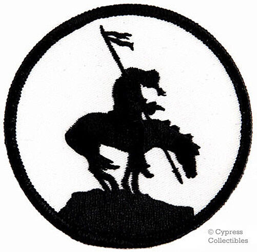 END OF THE TRAIL PATCH HORSE SYMBOL biker emblem iron-on embroidered morale logo