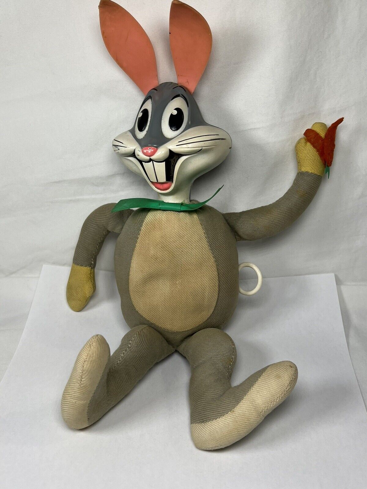 Bugs Bunny Vintage Mattel 1970\'s Warner Bros Talking Pull String Tested Working