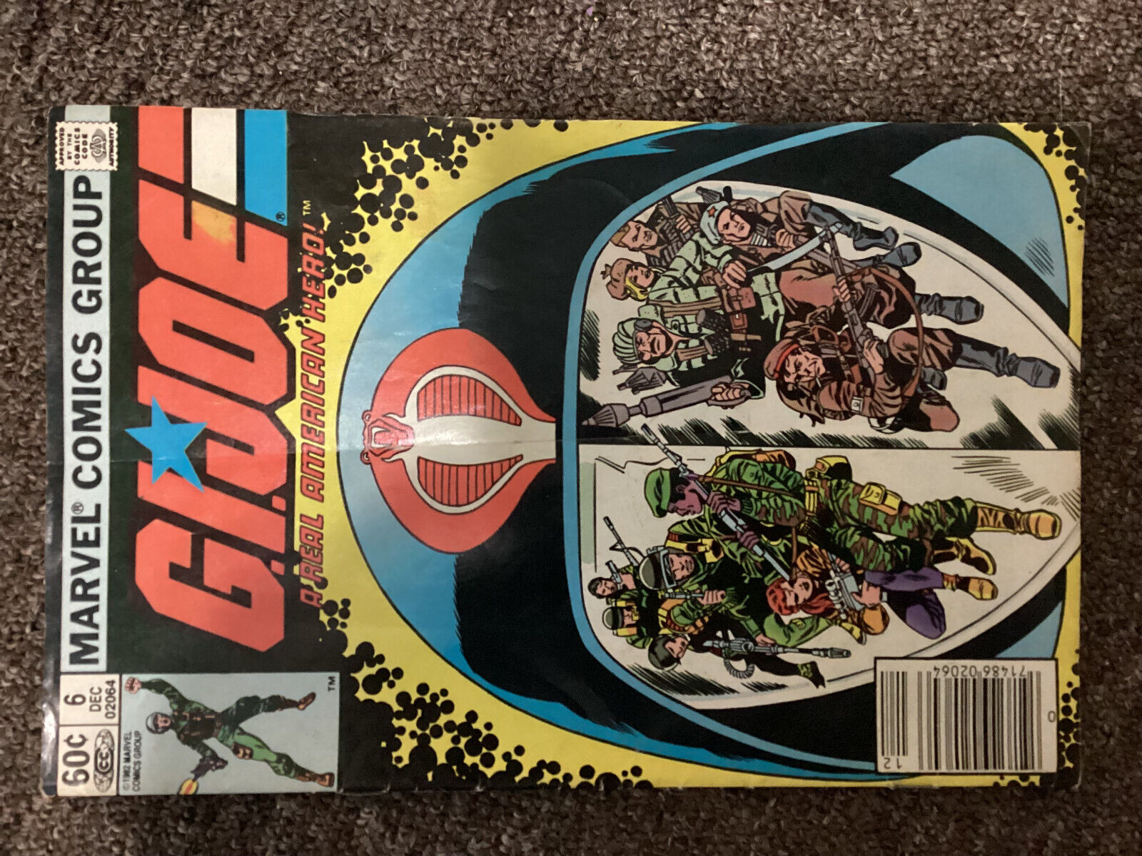 1982 Marvel GI Joe A Real American Hero #6 Newsstand