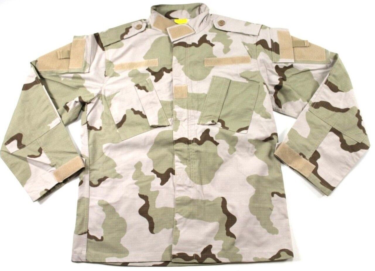 USGI Style Large Reg 3 Color Desert Camo DCU RAID Field Combat Shirt BDU