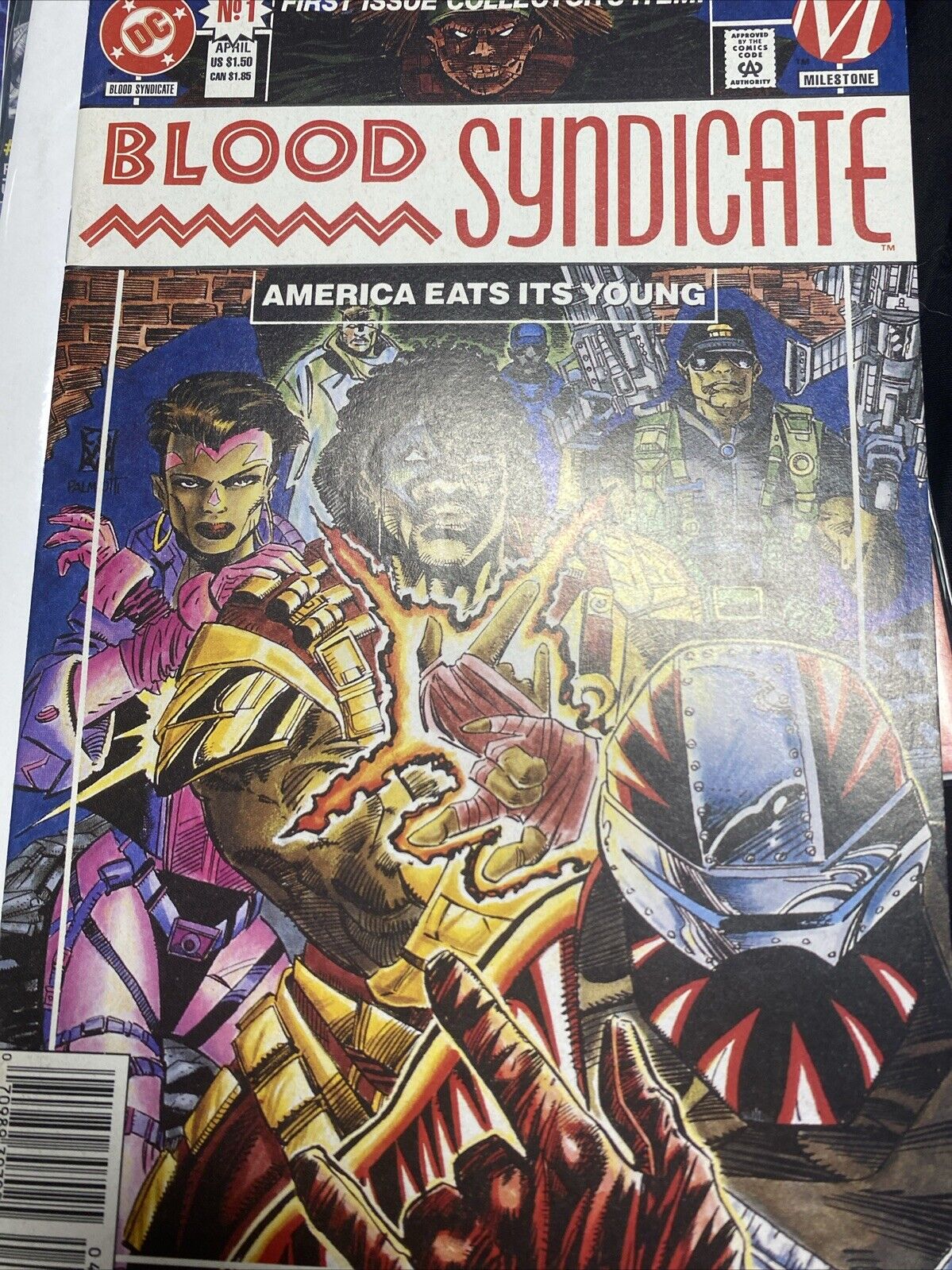 DC MILESTONE COMICS BLOOD SYNDICATE #1 FIRST ISSUE COLLECTOR'S ITEM