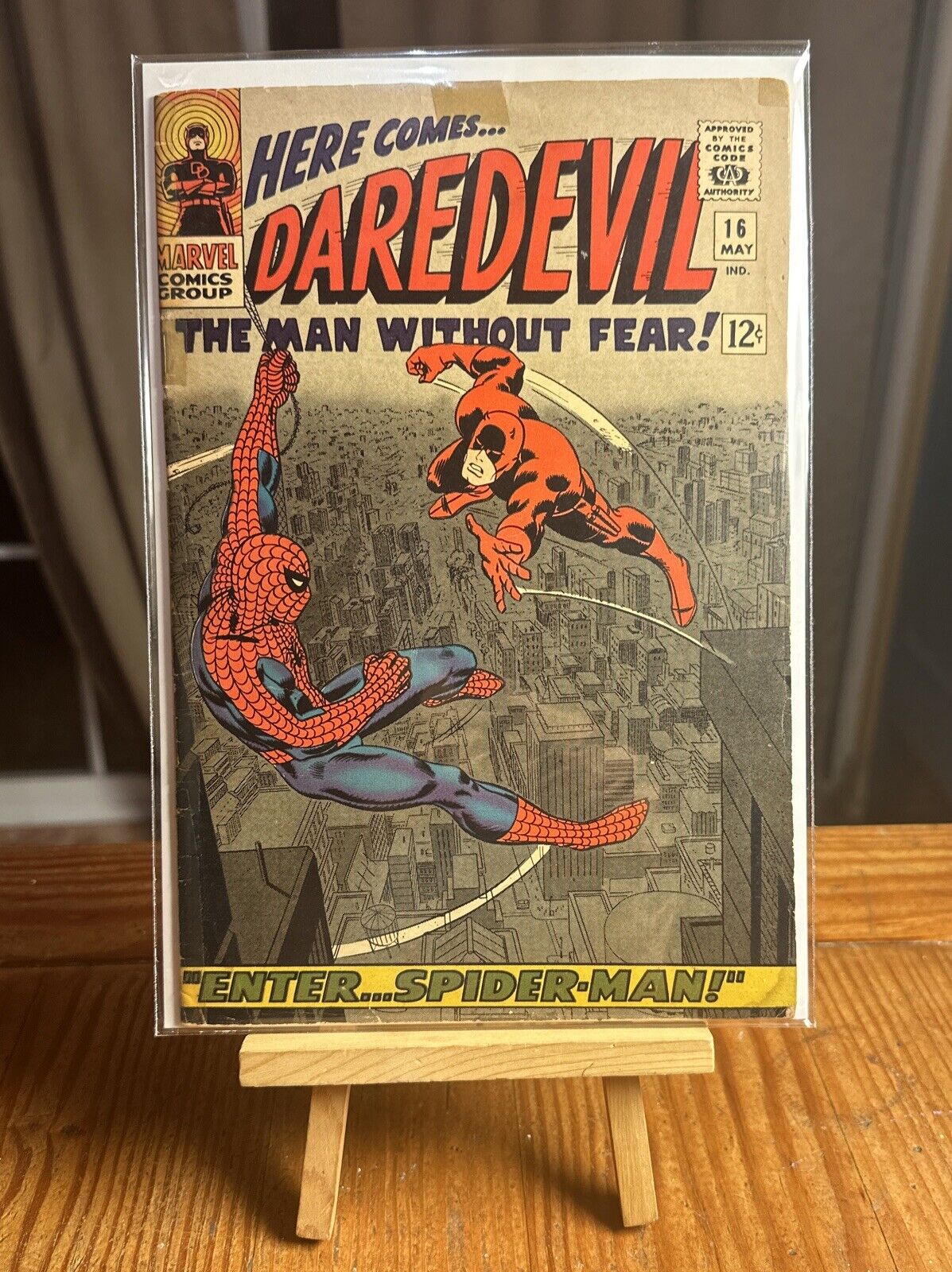 Daredevil #16 GD 1966 1st John Romita Sr. On Spider-Man Marvel Comics