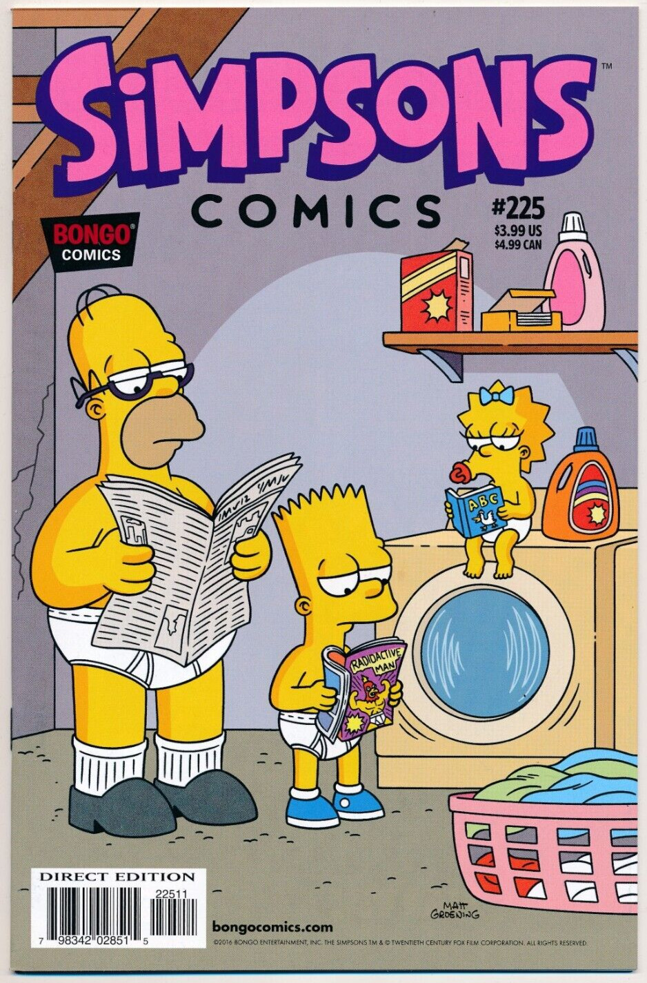 Simpsons Comics (Bongo, 1993 series) #225 NM