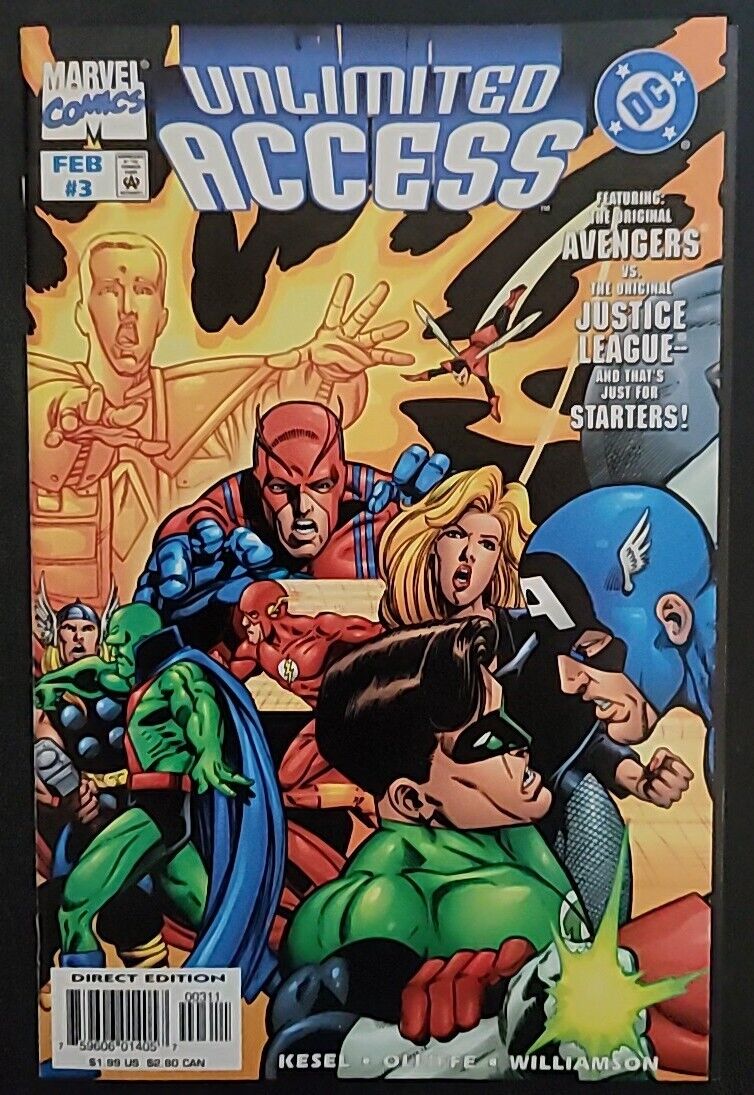 Unlimited Access #3 • Marvel Comics •  Feb. 1998 • New