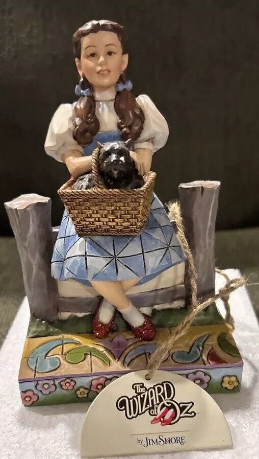 JIM SHORE WIZARD OF OZ DOROTHY TOTO I KEEP FORGETTING I’M NOT IN KANSAS FIGURINE
