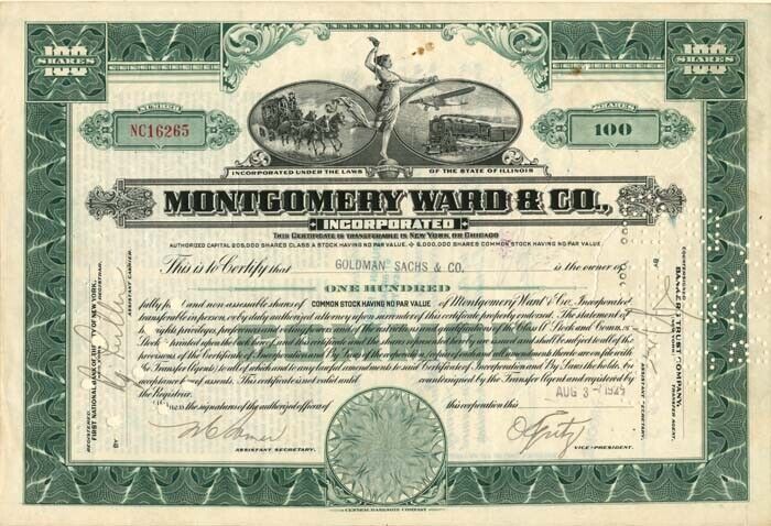 Montgomery Ward and Co., Incorporated - General Stocks