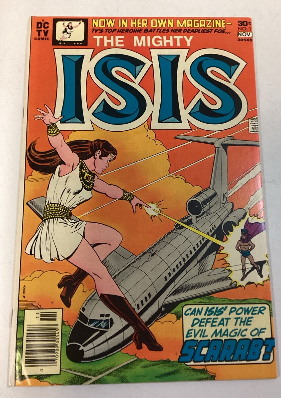 Mighty Isis #1 November 1976 VF/NM Scarab
