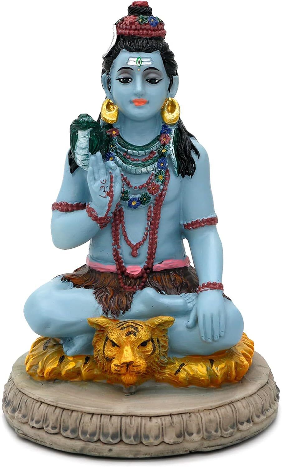 Hindu God Lord Shiva Statue 5.7”H Shiva Idol Murti Pooja Puja Diwali Gift Indian