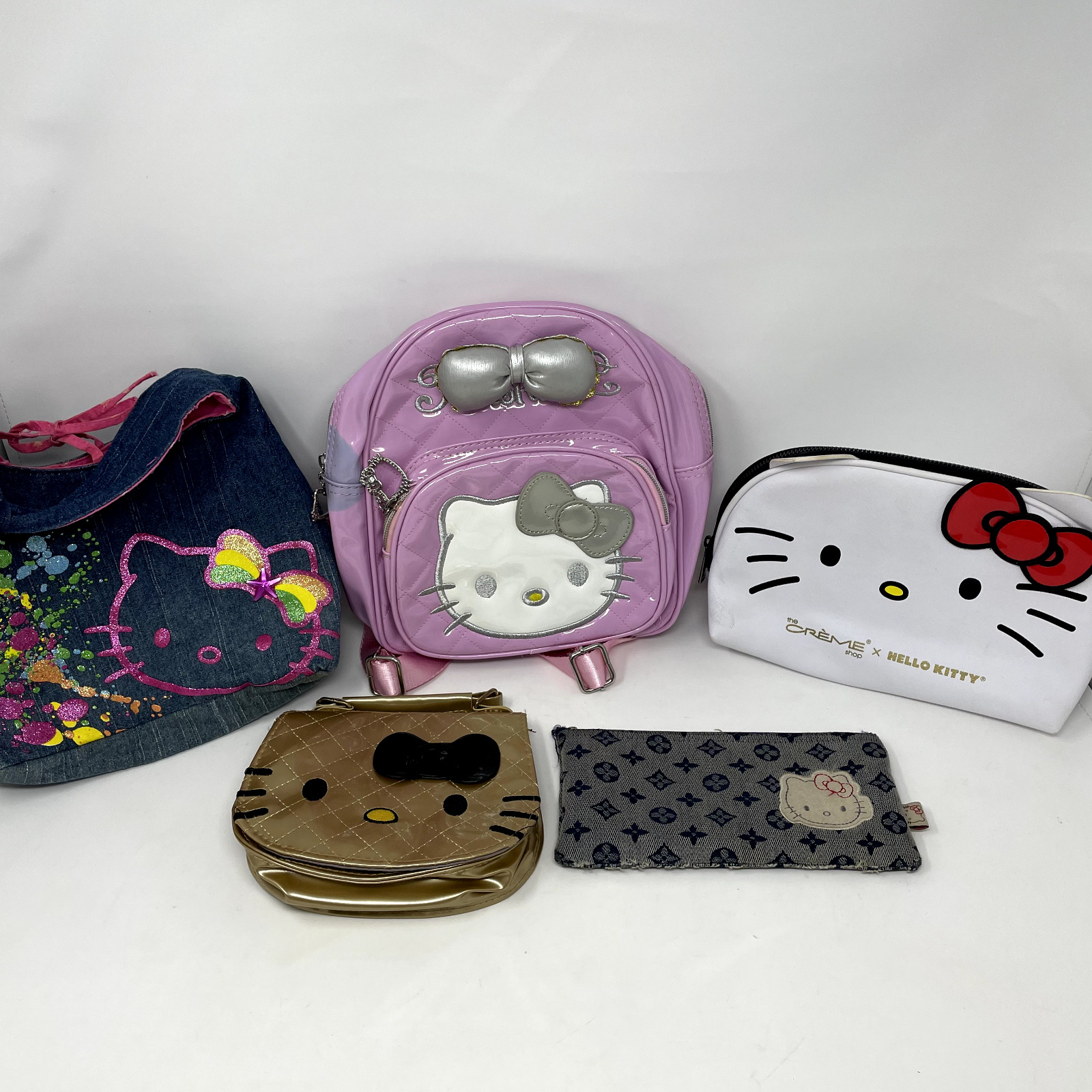 Lot of 5 Hello Kitty Sanrio Bags Purse Some Vintage