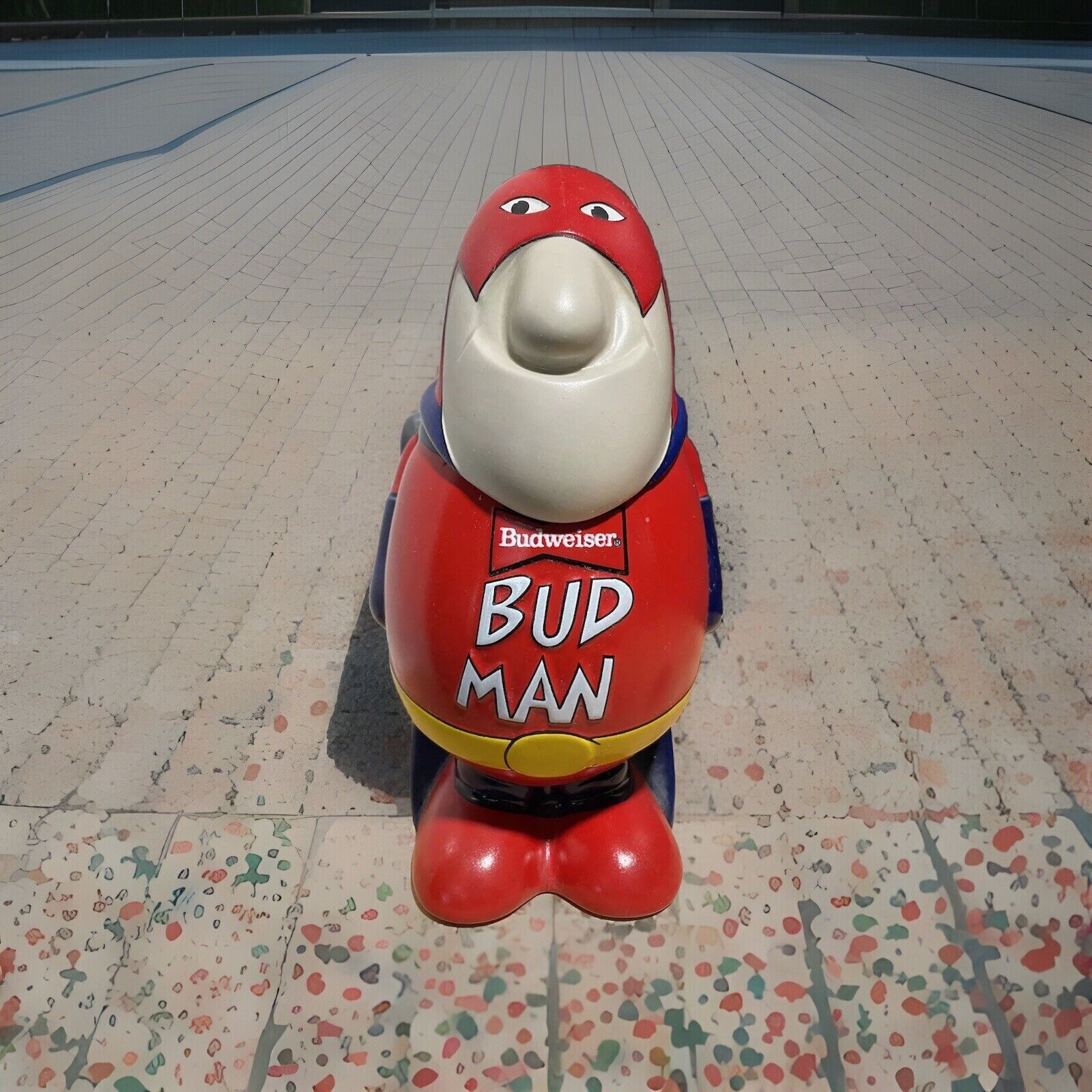 Vintage Budweiser Bud Man Beer Ceramic Stein 1989 Ceramic Collectors Edition