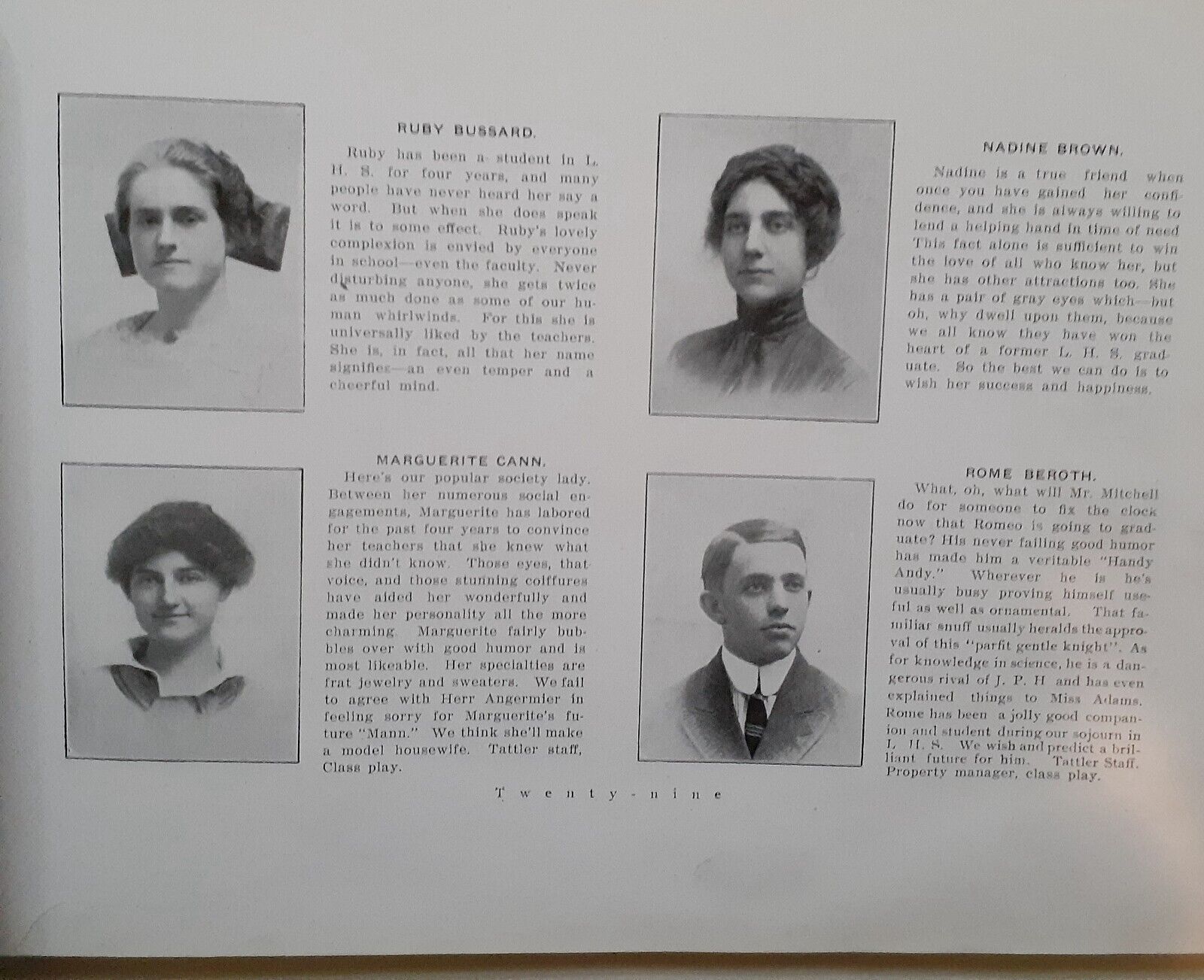 1913 Logansport High School Yearbook The Tattler