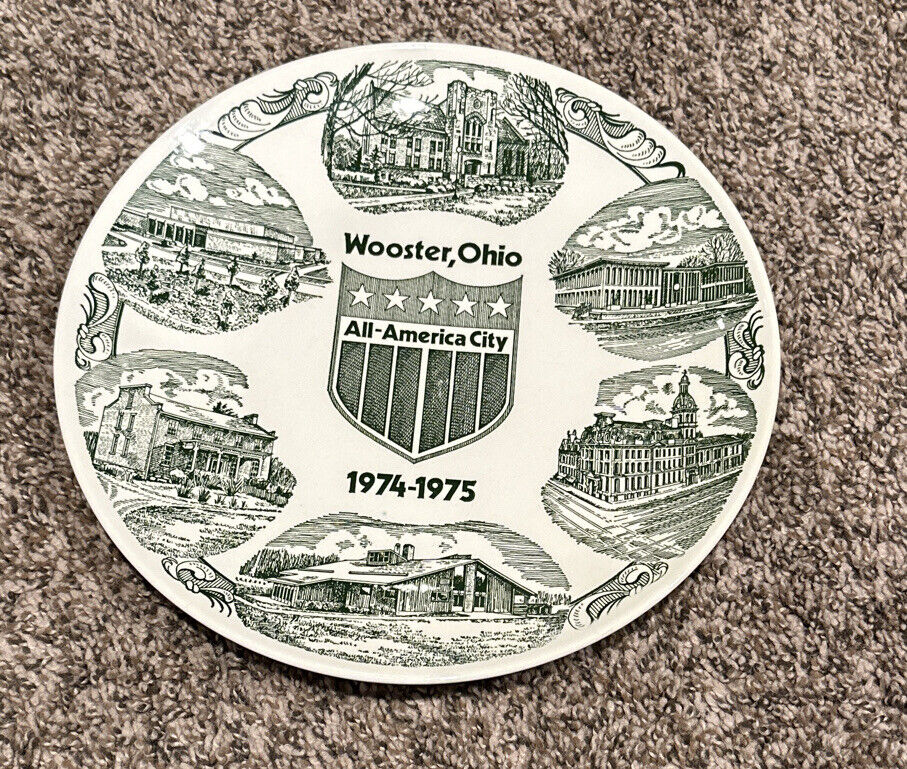 Kettlespring Kilns Alliance, Ohio (wooster, Oh 10” Collectors Plate) 1974 -1975