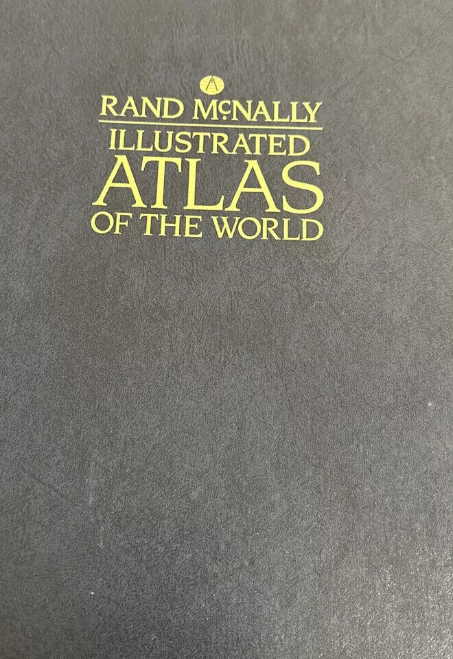 1982  Rand McNally Illustrated Atlas of the World Vintage Hardback