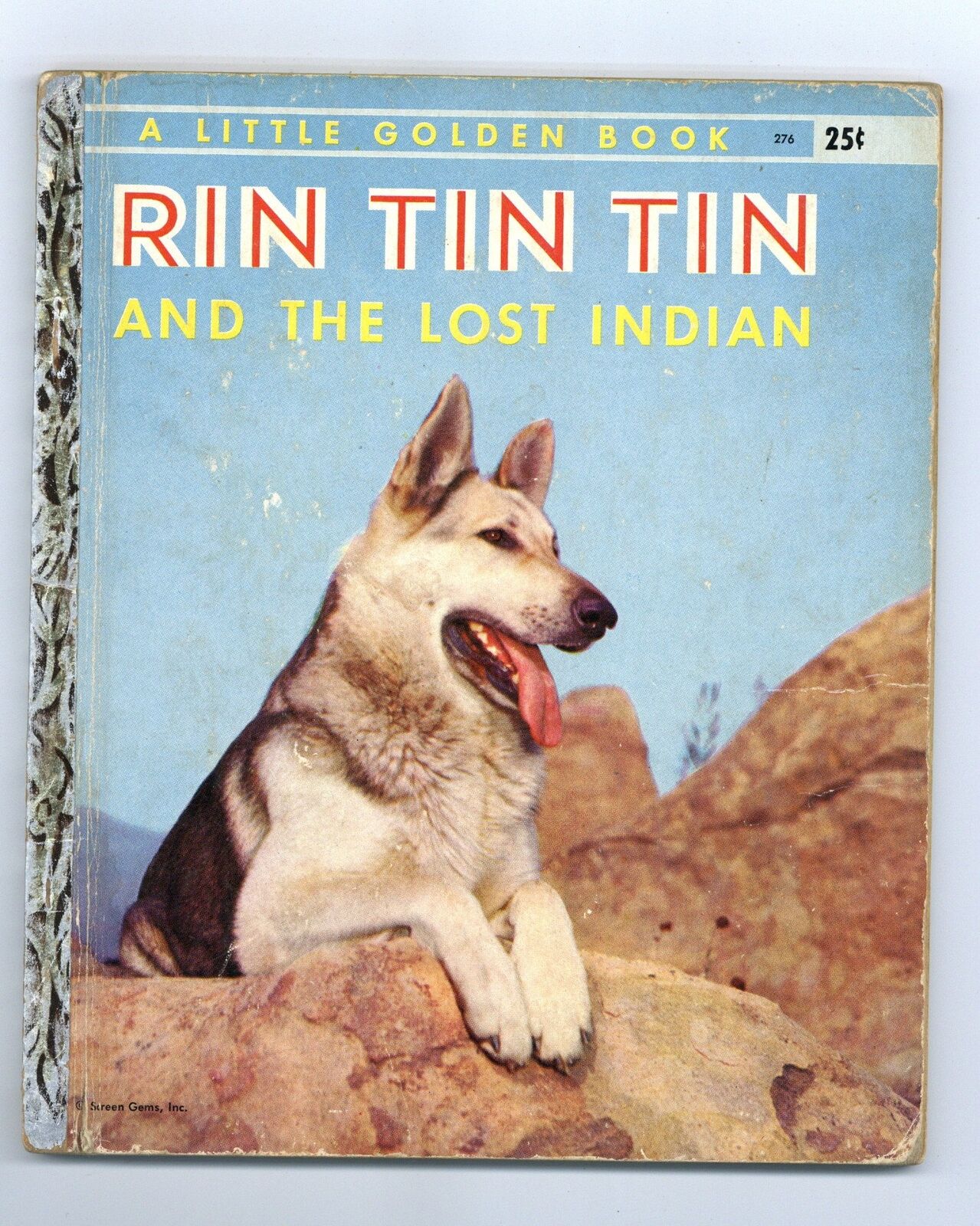 Rin Tin Tin and the Lost Indian HC #276 VG+ 4.5 1956
