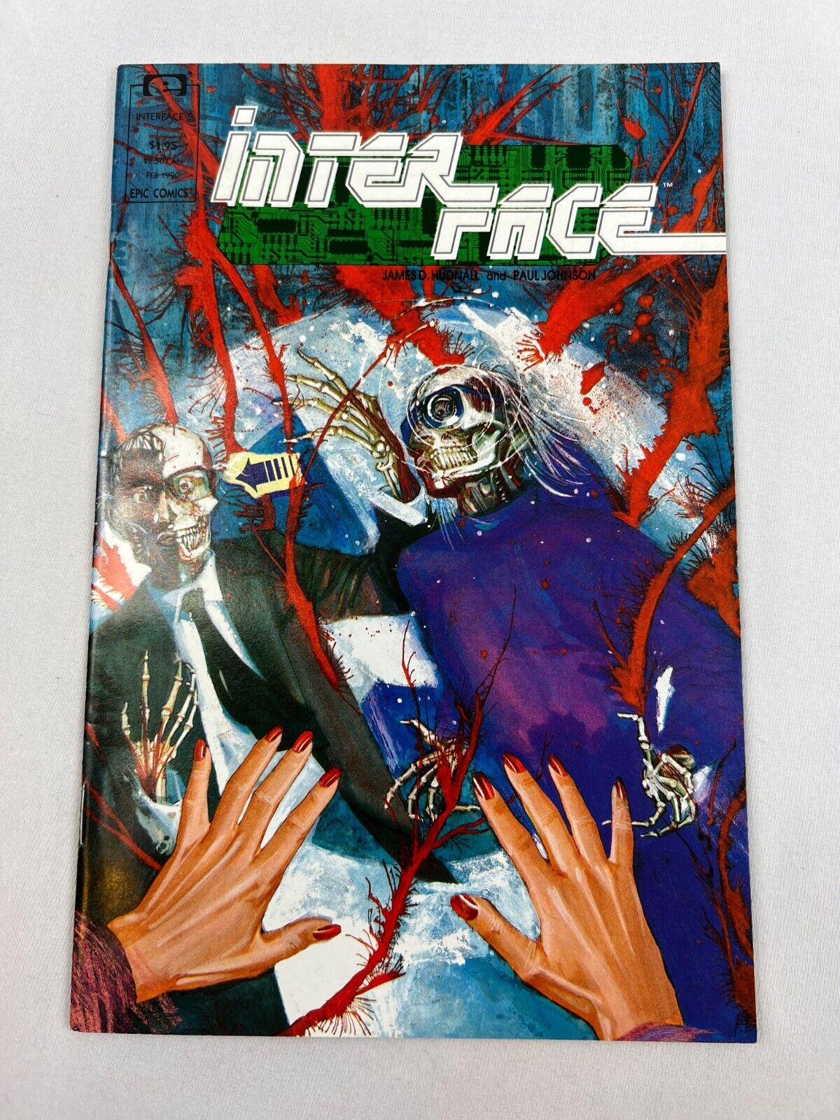 INTERFACE #2 - Epic Comics - 1990 - FEB - Excellent Condition - Rare Comic Book