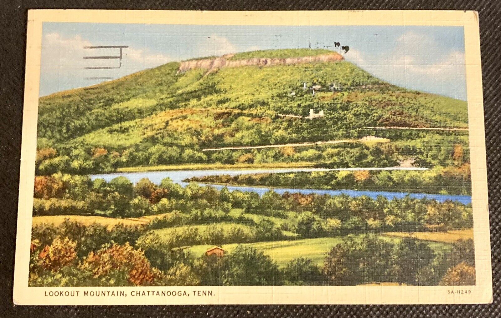 Vintage Lookout Mountain Chattanooga, TN Linen Postcard