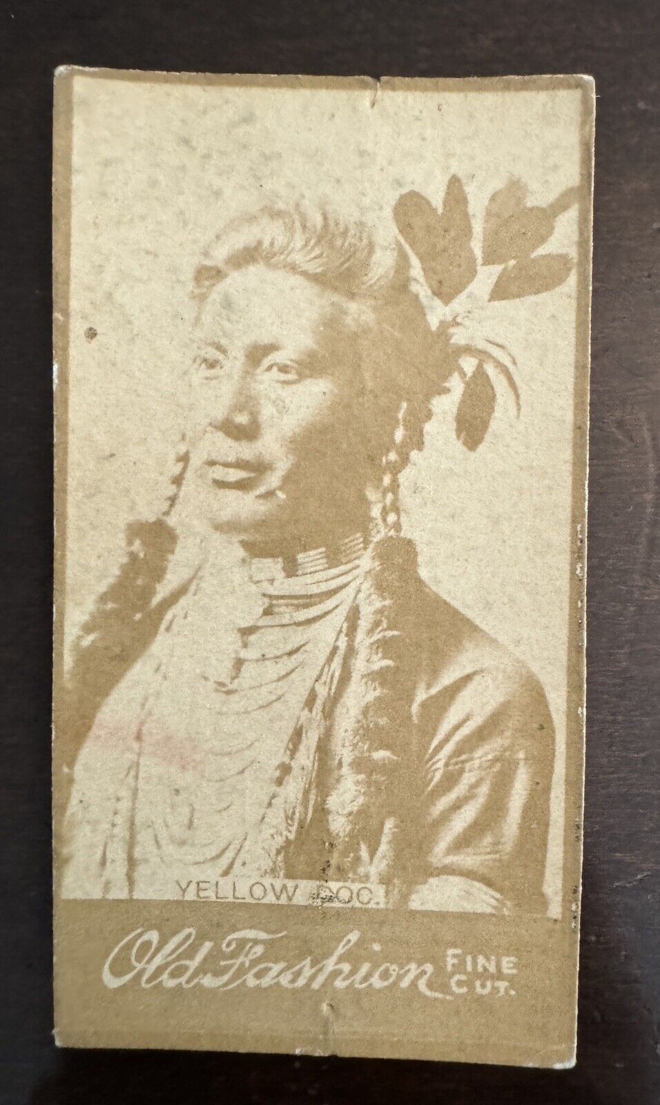 1888 N691 Old Fashion Fine Cut Indian Chiefs Yellow Dog Nice Rare