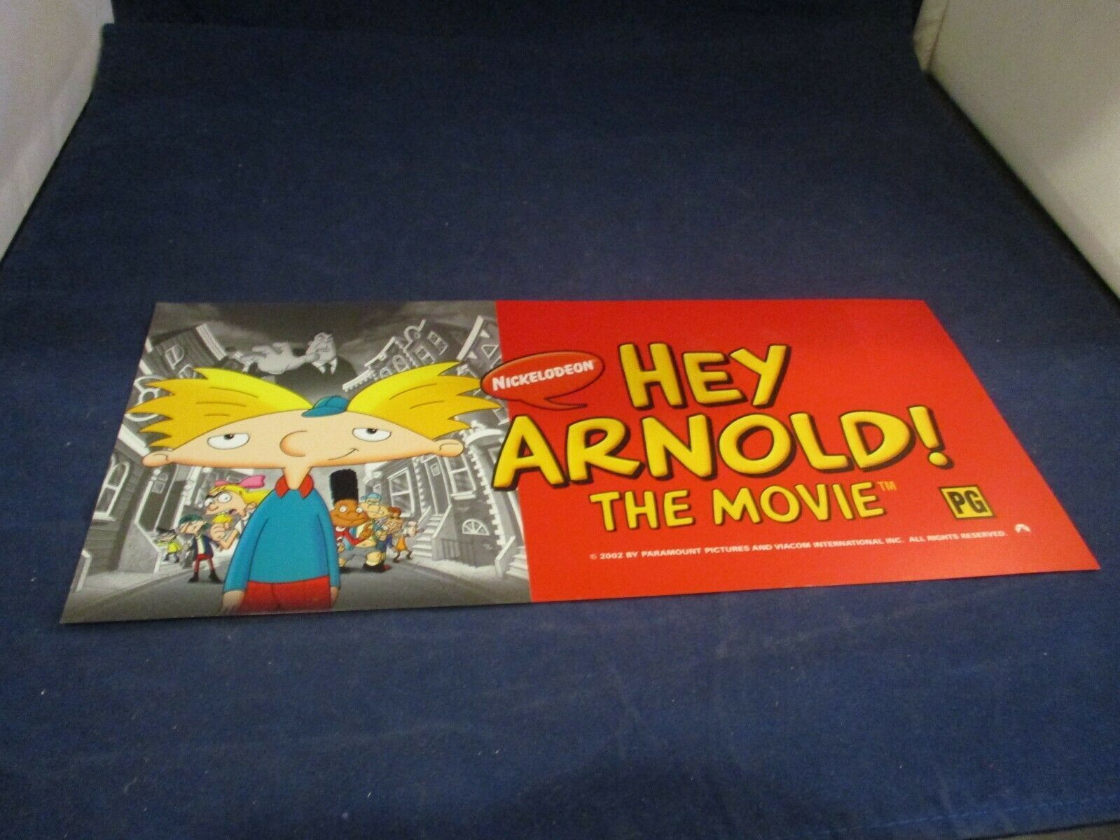 Hey Arnold The Movie Original Outdoor Lightbox Movie Display Small Sign Banner