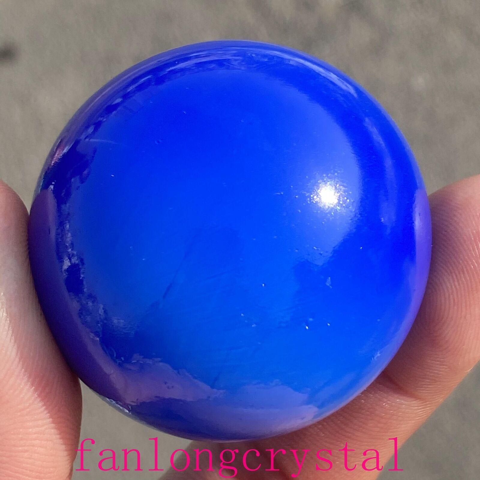1pc blue Opalite ball rainbow quartz crystal sphere gem reiki healing 40mm+