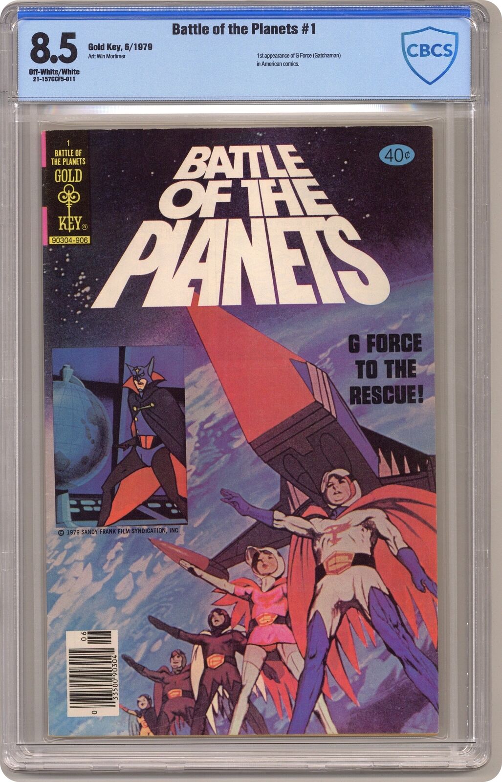 Battle of the Planets #1 CBCS 8.5 1979 Gold Key 21-157CCF5-011