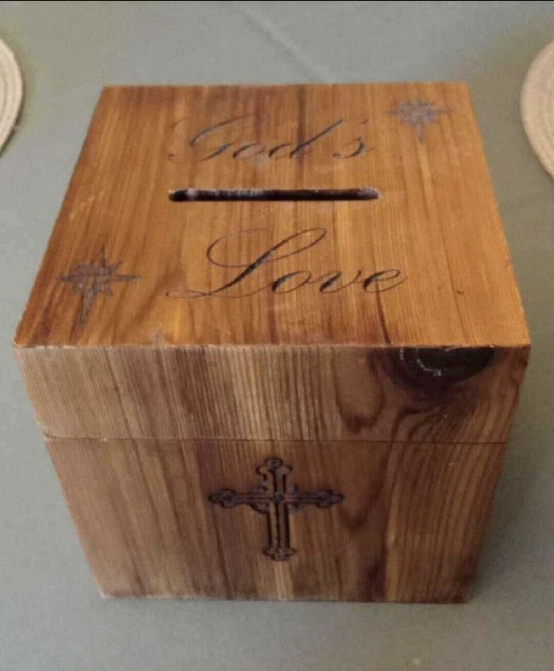 Handmade wooden Prayer Box perfect for Mothers Day gift