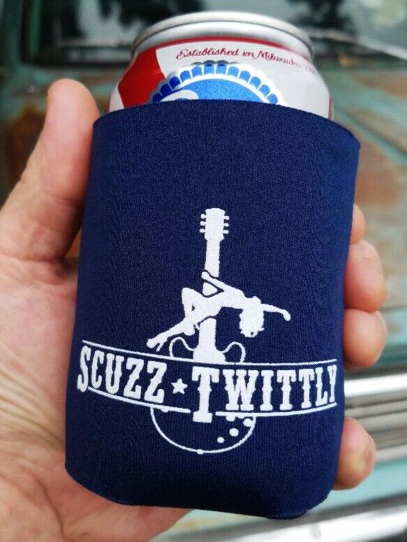 SIGNED - Scuzz Twittly Official Logo Beer Koozie, Drink Holder, Insulator