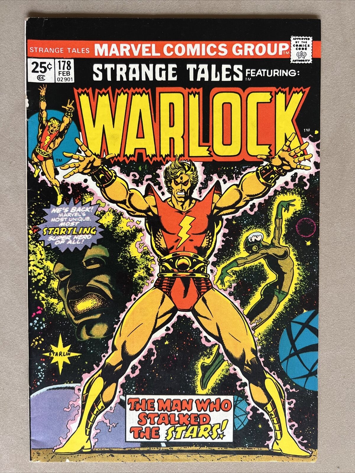 Strange Tales #178 Warlock Origin 1st Cameo of Magus Marvel (1975) Jim Starlin