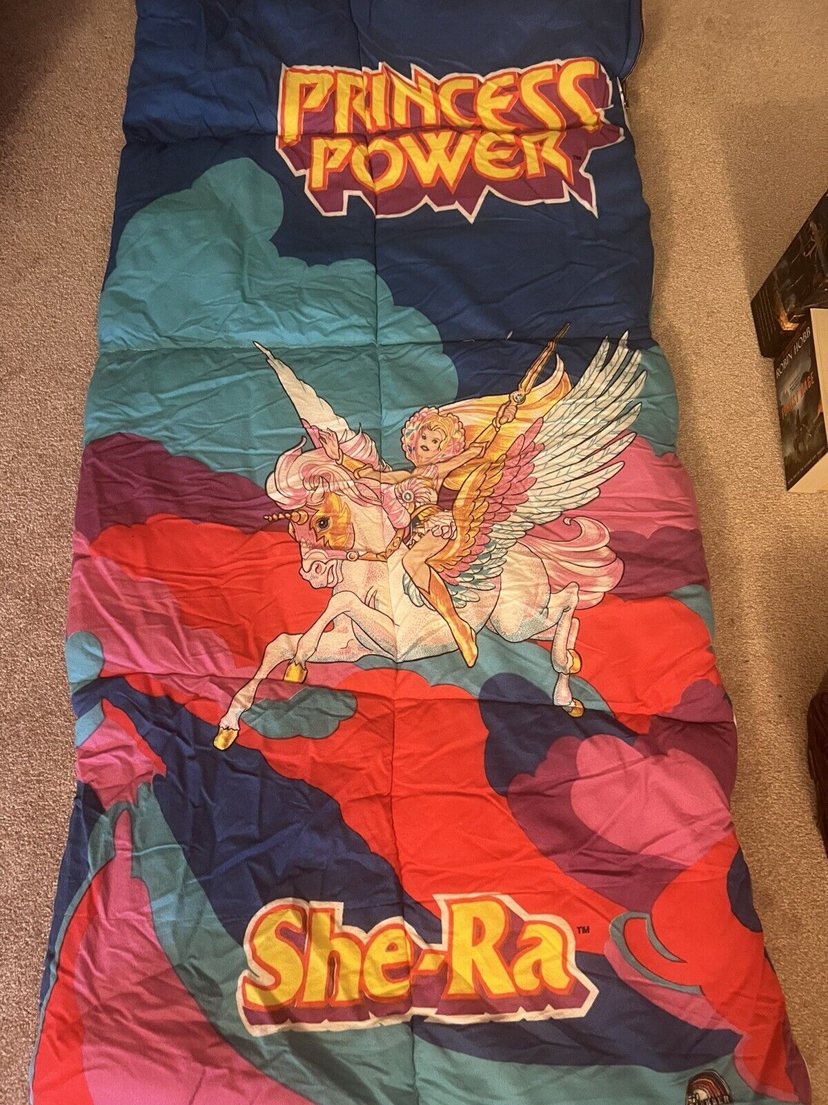 Vintage 1985 She-Ra Princess of Power Sleeping bag