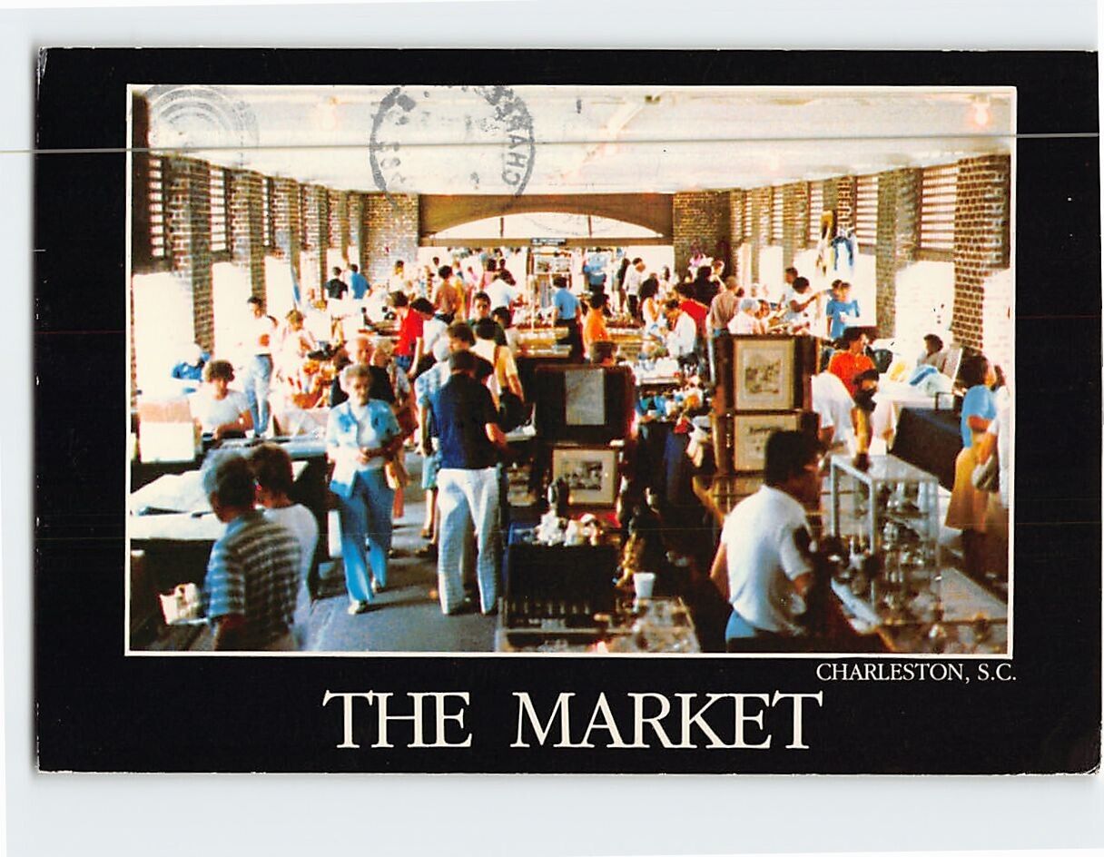 Postcard The Market Charleston South Carolina USA