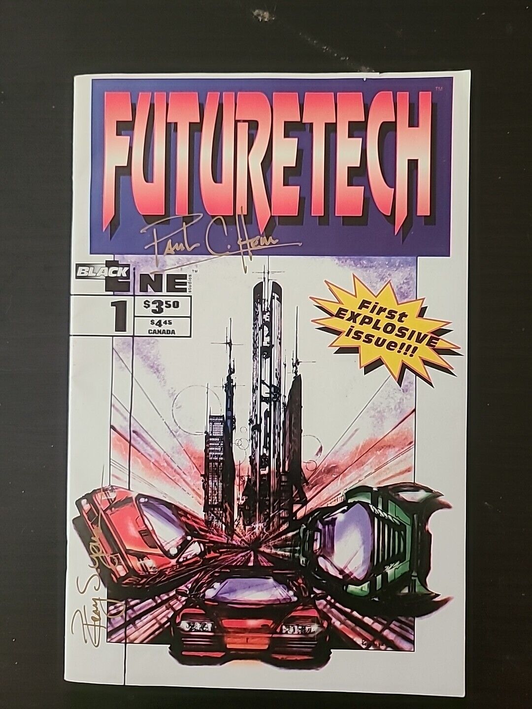 FutureTech Issue #1 (1994) Mushroom Comics Double-signed