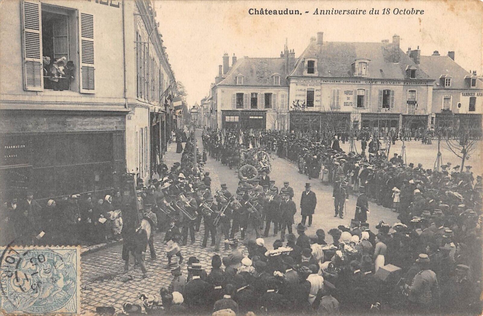 CPA 28 CHATEAUDUN / ANNIVERSARY OF OCTOBER 18