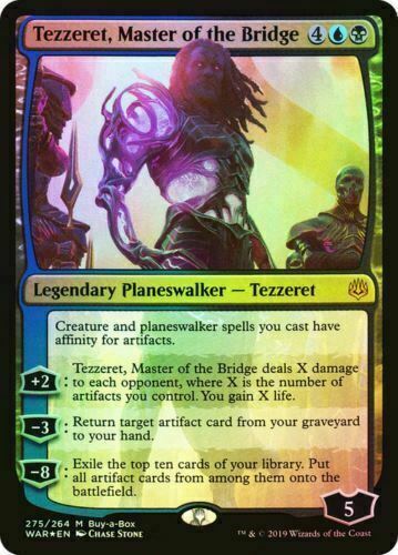 FOIL Tezzeret, Master of the Bridge ~ Buy a Box War of the Spark [ NM ] [ MTG ]