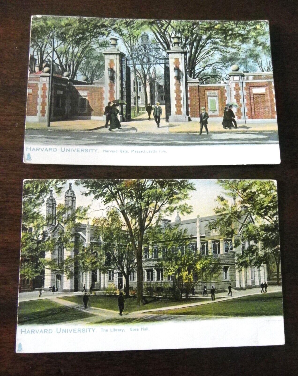 2 Early 1900s Postcard of Harvard University, Raphael Tuck & Sons Series