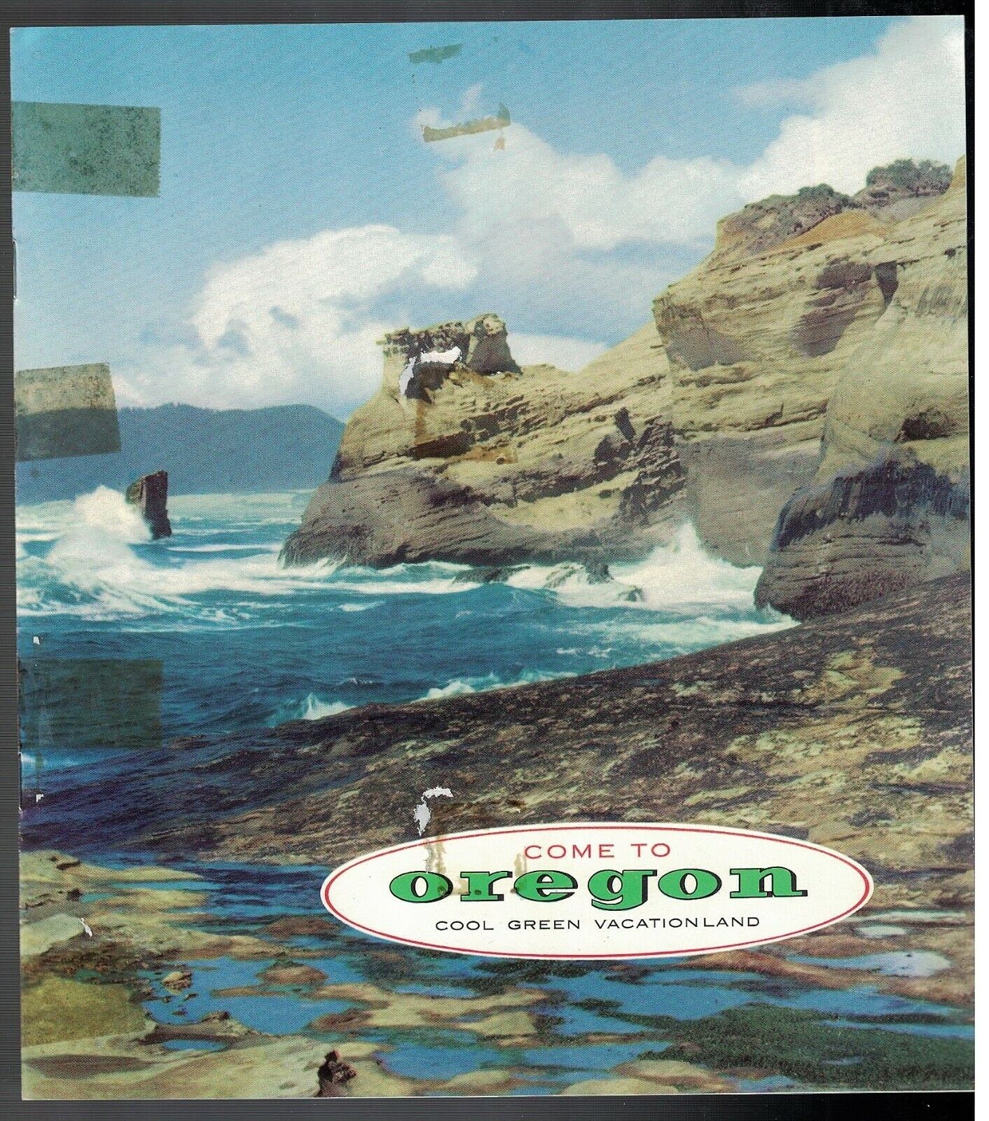 VINTAGE 1957-1959 COME TO COOL GREEN VACATIONLAND OREGON BOOKLET BROCHURE