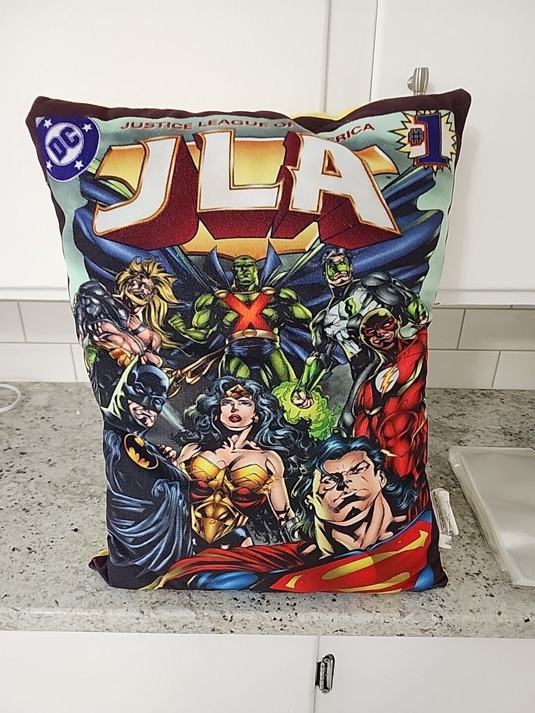 JLA #1 Plush Pillow Justice League of America 20x14 Large Soft Stuffed DC Comics